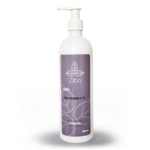 Crema de coco para cuerpo con vitamina E y K Ziba