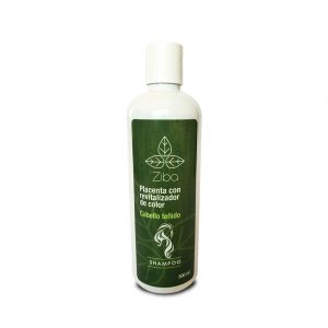 Shampoo placenta con revitalizador de color Ziba cabello teñido y maltratado