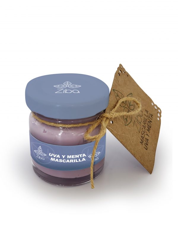 Mascarilla de uva y menta Ziba