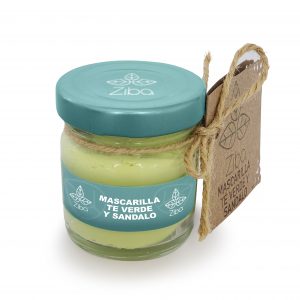 Mascarilla de te verde y sandalo Ziba