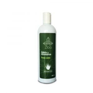 Shampoo sabila y almendras Ziba frena caida del cabello