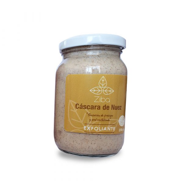 Crema Exfoliante de Cascara de Nuez Ziba
