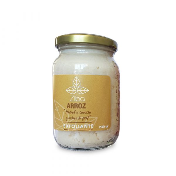 Crema Exfoliante de Arroz Ziba