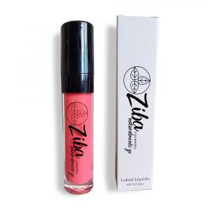 Labial Líquido Color Rosa Salmón Ziba