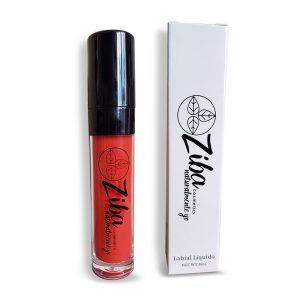 Labial Líquido Color Naranja Ziba