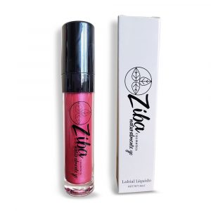 Labial Líquido Color Grosella Satinado Ziba